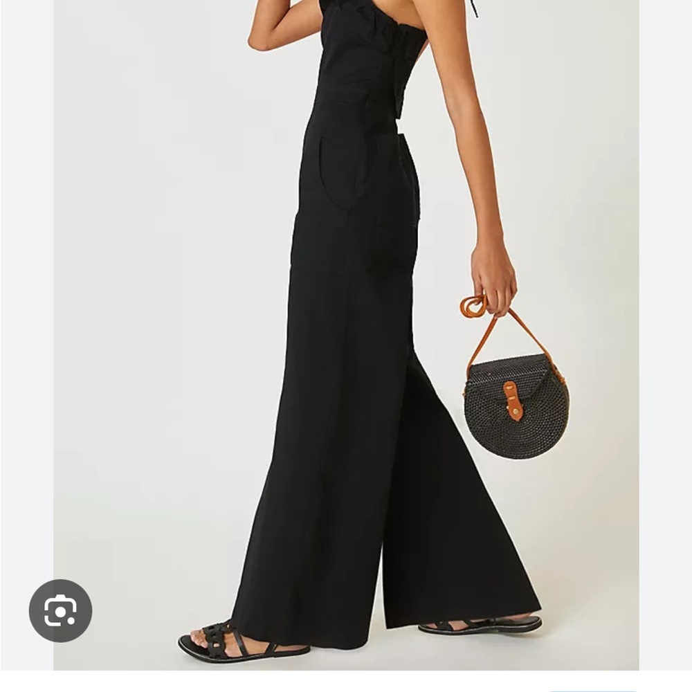 Anthropologie Maeve Elegant Black Jumpsuit